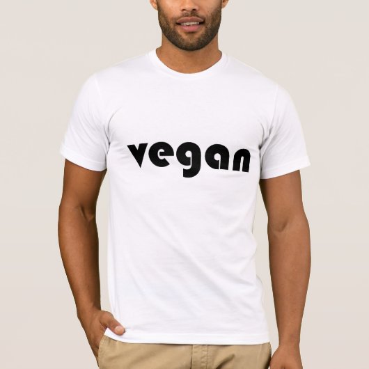 vegan logo t-shirt (Voorkant)