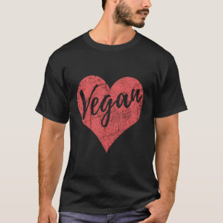 Vegan Love Hij Verdrietig Stijl Plant Gebaseerd T-shirt
