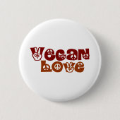 Vegan Love Ronde Button 5,7 Cm (Voorkant)