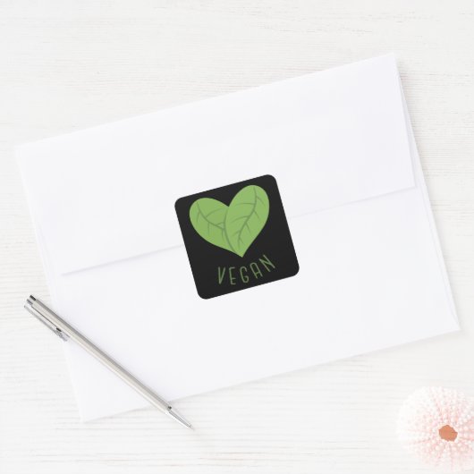 VEGAN LOVE Sticker (Envelop)