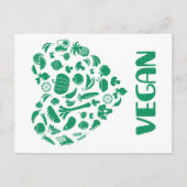 Vegan Lover Briefkaart (Voorkant)