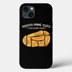 Vegan Lover Potato Day Spirit Animal is een Potato Case-Mate iPhone Case