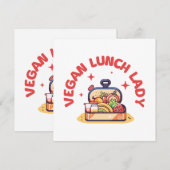 VEGAN LUNCH LADY'S (Voorkant / Achterkant)