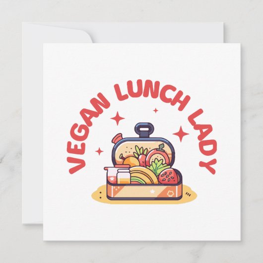 VEGAN LUNCH LADY'S KAART (Voorkant)