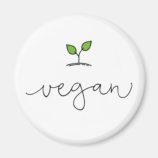 Vegan Magneet (Voorkant)