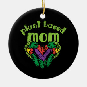 Vegan - Mam op basis van Plant Keramisch Ornament