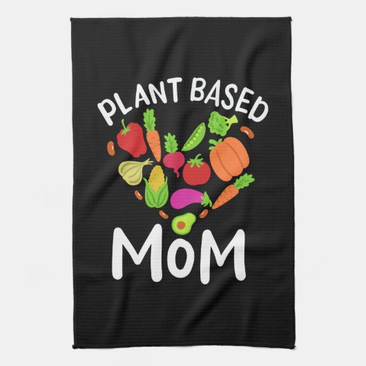 Vegan - Mam op basis van Plant Theedoek (Verticaal)