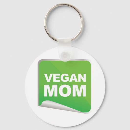 Vegan mama Label Sleutelhanger (Voorkant)