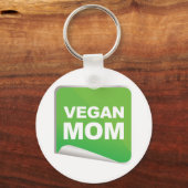 Vegan mama Label Sleutelhanger (Voorkant)