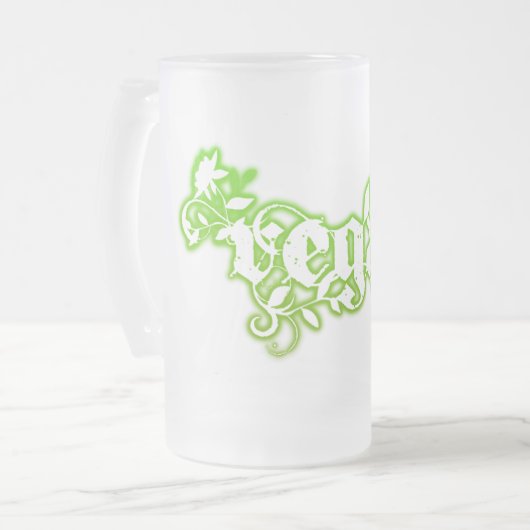 Vegan Matglas Bierpul (Voorkant links)