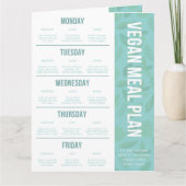 Vegan Meal Planner | Winkellijst downloaden Kaart (Voorkant)