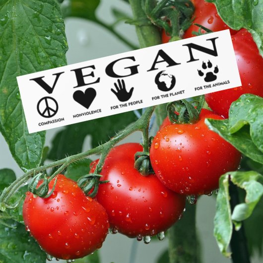 Vegan Mean, Sticker auto