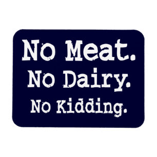Vegan Message met Attitude Magneet