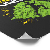 Vegan - met Plant aangedreven Runner Poster (Hoek)