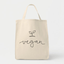 Vegan Minimalistics Tote Bag
