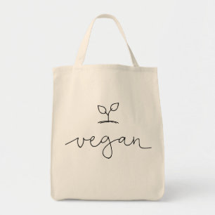 Vegan Minimalistics Tote Bag