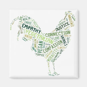Vegan Mosaic Magneet