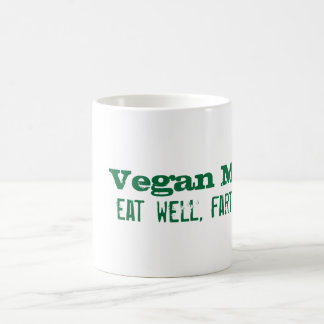 Vegan Motto: eet goed, vaak fart Koffiemok