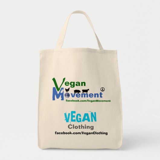 Vegan Movement/Vegan Clothing Tote Bag (Voorkant)