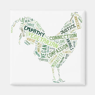 Vegan Mozaïek Magneet