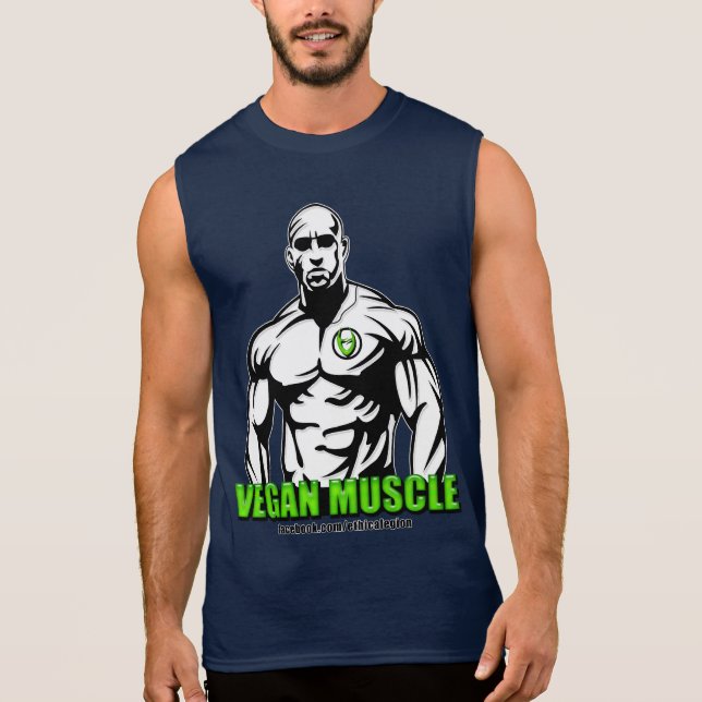 Vegan Muscle Apparel T-shirt (Voorkant)