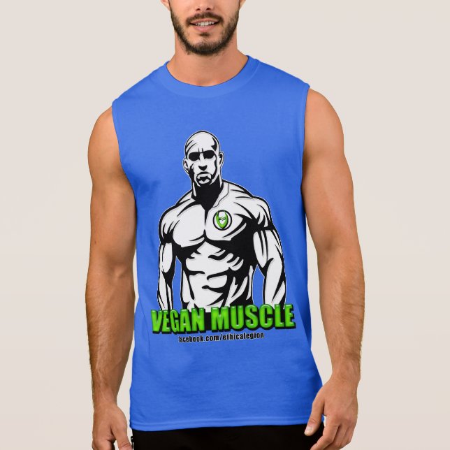 Vegan Muscle Apparel T-shirt (Voorkant)