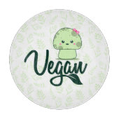 Vegan Mushroom en Herbs Snijplank (Voorkant)