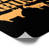 Vegan "No Excusate for Animal Abuse" Poster (Hoek)