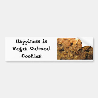 Vegan Oatmeel Cookies Bumpersticker