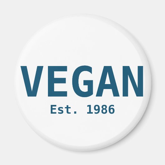 Vegan, Oost. Magneet (Voorkant)