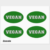 Vegan Ovale Sticker (Vel)