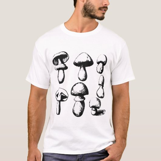 Vegan paddenstoel t-shirt (Voorkant)