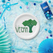 vegan papieren bordje (Feest)