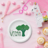 vegan papieren bordje (Feest)