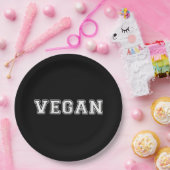 Vegan Papieren Bordje (Feest)