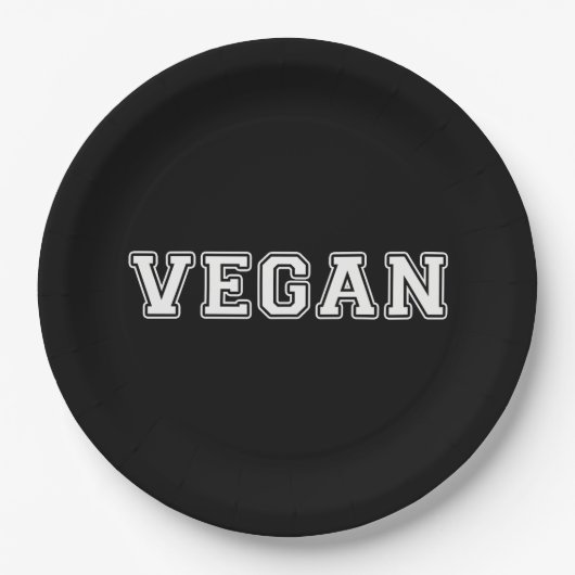 Vegan Papieren Bordje (Voorkant)