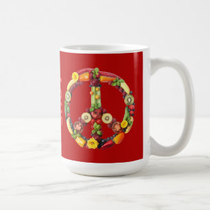 Vegan Peace and Love Koffiemok
