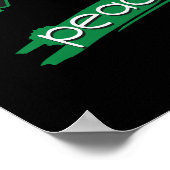 Vegan Peace Love Compassion Poster (Hoek)