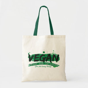 Vegan Peace Love Compassion Tote Bag