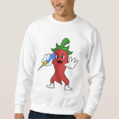 Vegan Pepper in Darts met Dart.PNG Trui (Voorkant)