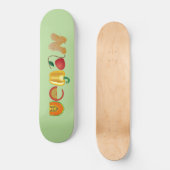 Vegan Persoonlijk Skateboard (Voorkant)