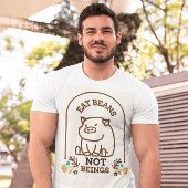 VEGAN PIG T SHIRTS VEGETARIAN T - SHIRTS