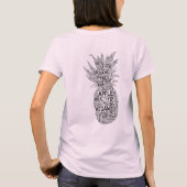 Vegan Pineapple Organic Cotton T-Shirt (Achterkant)