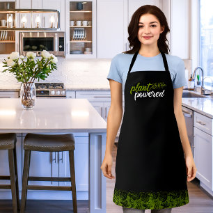 Vegan Plant aangedreven Schort