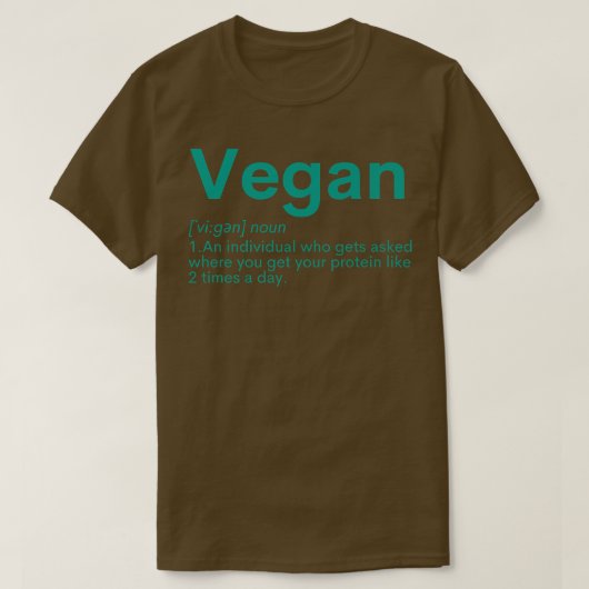 Vegan Plant Based Diet Dino Vegetarian Nature Herb T-shirt (Design voorkant)