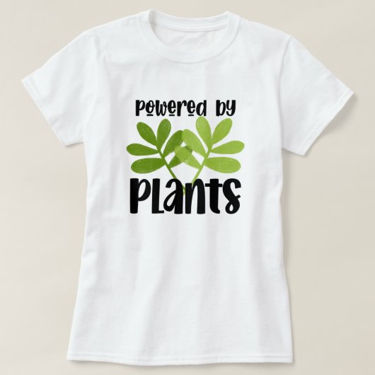 Vegan Plant based T-Shirt (Design voorkant)