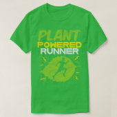 Vegan Plant Powered Runner 1 T-shirt (Design voorkant)