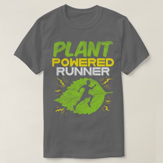 Vegan Plant Powered Runner 1 T-shirt (Design voorkant)