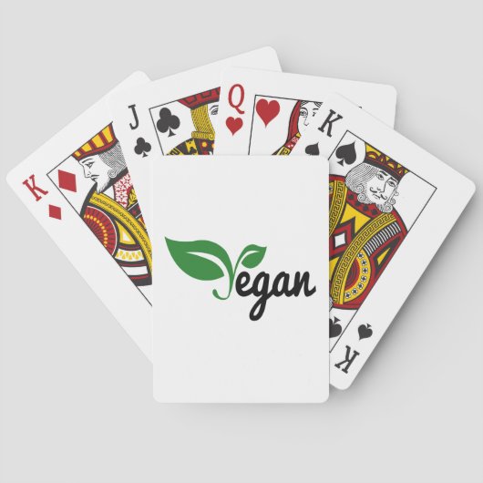 Vegan Pokerkaarten (Achterkant)
