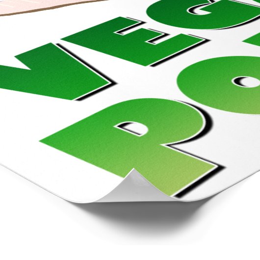 Vegan Police Poster (Hoek)